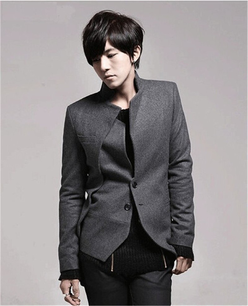 2015-Spring-Slim-Fit-Two-Buttons-Thermal-Fleece-Asymmetric-Blazers-Men-Korean-Style-Fashion-Irregular-Casual (2)