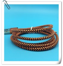 micro 5p usb data cable 1m 3ft 2A net aluminum alloy micro charging cable for all mobile phone cables