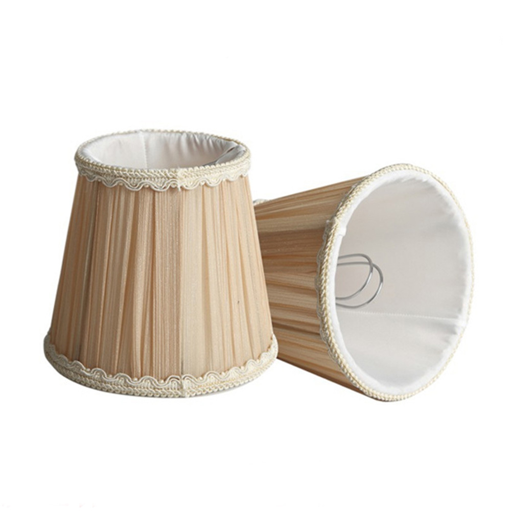 Fashion Fabric Lamp Cover /Shade Luxury Modern Crystal Candle Wall