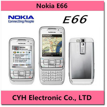 E66 Original Unlocked Nokia E66 cell phone WIFI GPS 3.15MP Camera 3G refursbished free shipping