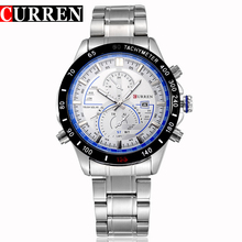 CURREN Top Brand Luxury Fashion&Casual Full Stainless Steel Men Watches Men’s Business Quartz Wristwatch Men’s Sport Watch,W8149