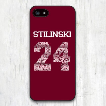Teen Wolf STILINSKI 24 Words Plastic Hard Cover Case for iphone 4 4s 5 5s 5c