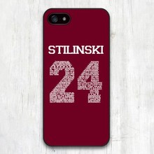 Teen Wolf STILINSKI 24 Words Plastic Hard Cover Case for iphone 4/4s/5/5s/5c/6/6plus
