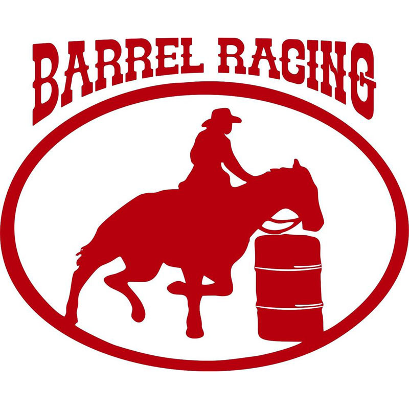 2018 Horse Barrel Racing Home Decors Western Rodeo Cowgirl Cowboy