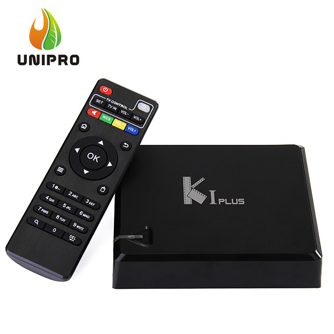 Unipro K1 PLUS Amlogic S905 4K KODI TV Box Android 5.1 1G/8G 2.4G WIFI LAN HDMI 3D DLNA AirPlay Miracast Netflix TV Receiver