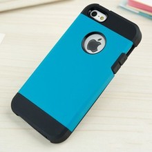 Brand Logo Tough Shell Armor Case For iPhone 4 4s Luxury Dual Layer Slim Hard PC