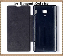 Fashion leather case for Xiaomi Red Rice Flip Case for Hongmi Redmi 1S Case MIUI Millet