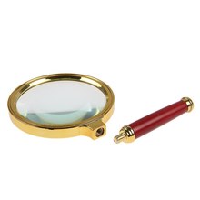 Hot 90mm Handheld Magnifying 10X Magnifier Glass Loupe Lens Reading Jewelry Map