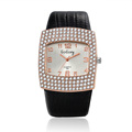 Newest Fashion Ladies Casual Quartz Watches Luxury design Women dress watch Firm Leather Straps Big Dial