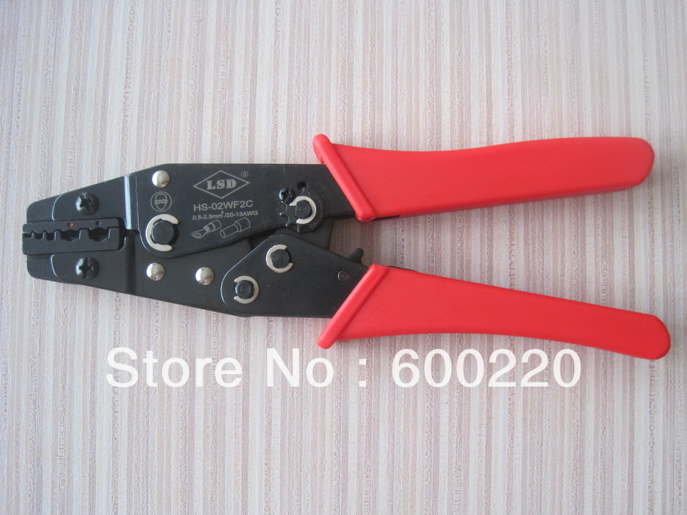 Ratchet Crimping Tool(HS-02WF2C), crimping bootlace wire ferrules and insulated cable links
