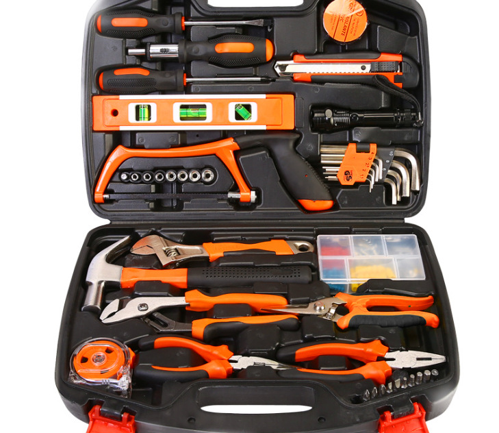 100pcs in 1 Household tool set hardware tools combination gift Toolbox