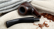 High end Wood 9mm Filter Pipe Tobacco Shred Smoking Hopper Accessory
