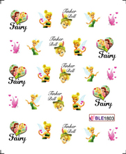 1 sheet Cartoon Designs Water Transfer Stickers Watermark Fingernail Decals For Nails DIY Decorations Manicure Tools
