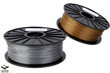 3D Printer Filament Metalic Silver color PLA ABS 1.75/3.0mm 1kg/spool Rubber Consumables Material for MakerBot/RepRap/UP/Mendel