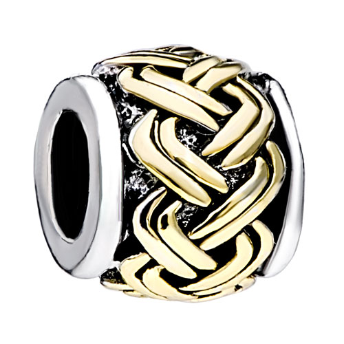 Free Shipping! Pugster Silver Plated Golden Weave Celtic Claddagh Irish