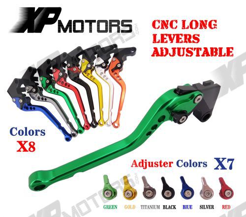 CNC Long Brake Clutch Levers For Yamaha FZ1 FAZER FZ6R FZ8 XJ6 FZ6 MT 07 09