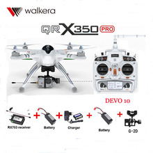 Walkera QR X350 Pro DEVO 10 Transmitter Fpv Drone Rc Quadrocopter RTF GPS One key go home, Compatible Gopro3 3+,PK dji Phantom 2