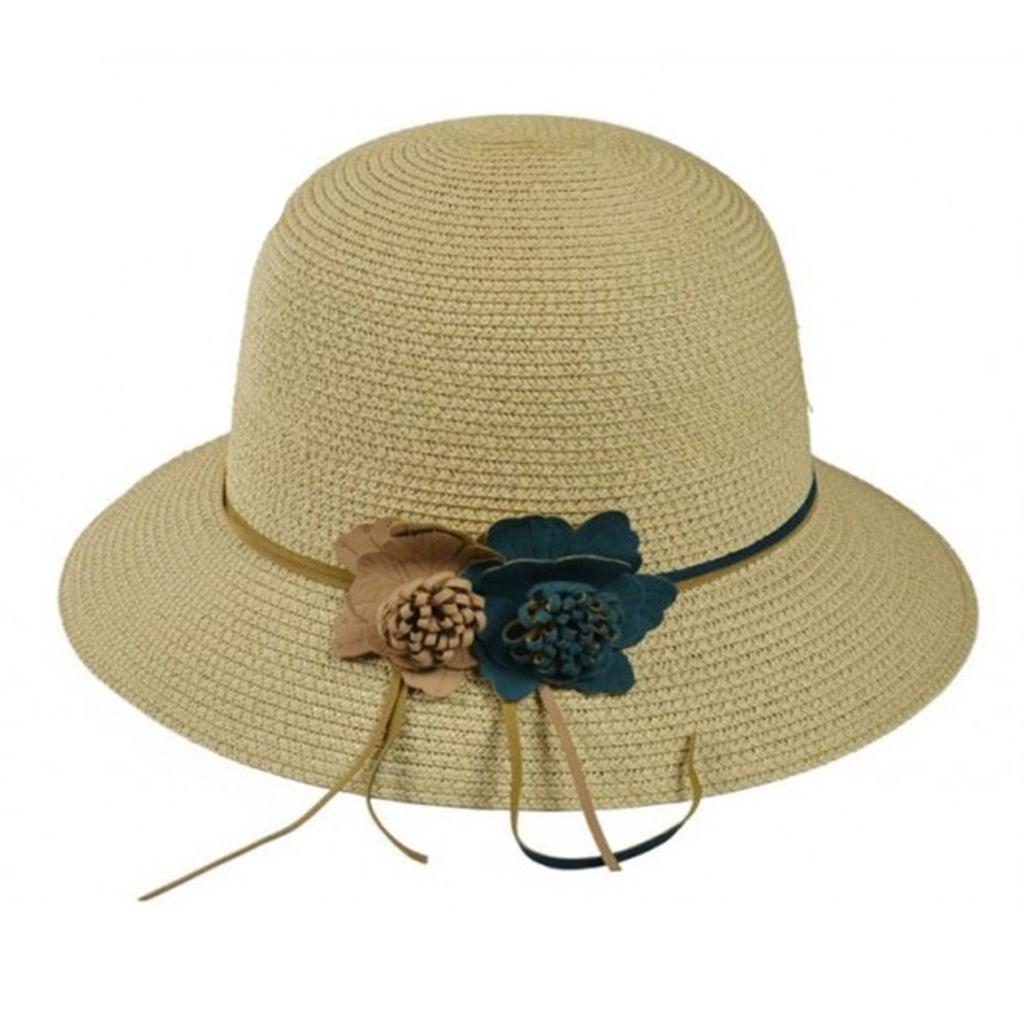 Special Sale!Aute cap Petites filles Mode simples fleurs mignonnes chapeau de paille 549