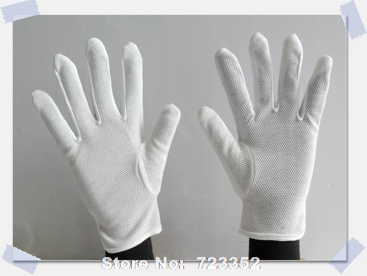 Increase with the glue point antiskid cotton white gloves etiquette gloves labor insurance gloves gloves