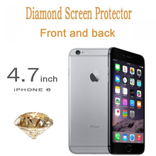Diamond glitter Screen Protector front and back for Iphone 6 4.7 inch Sparkling Bling Film Guard With Retail Package