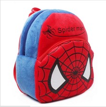 1 2 year old Spider Man Children little baby boys small pre school bags plush 3D