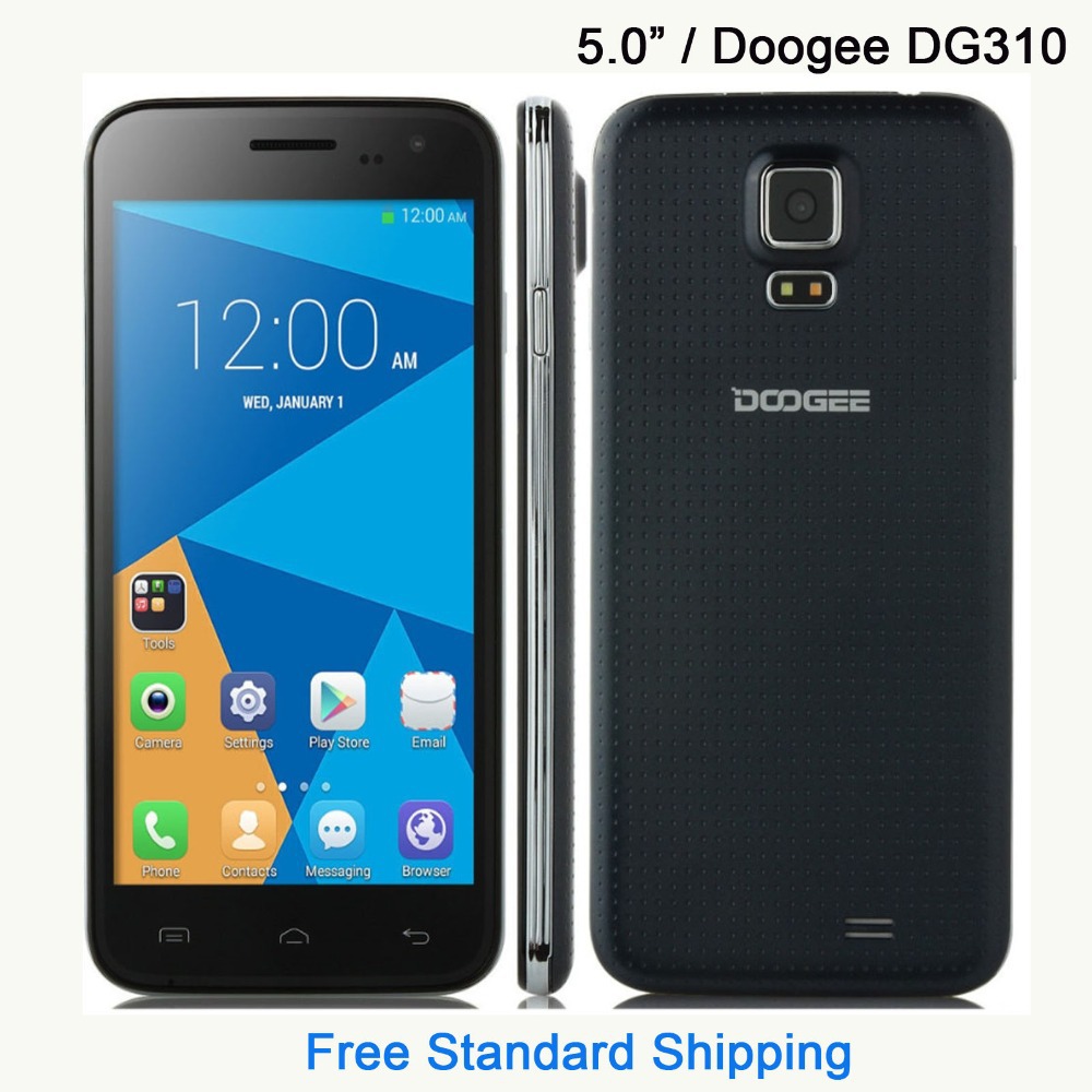 DOOGEE DG310 5 Unlocked Smartphone 1GB 8GB 1 3GHZ Android 4 4 Quad Core 3G GPS