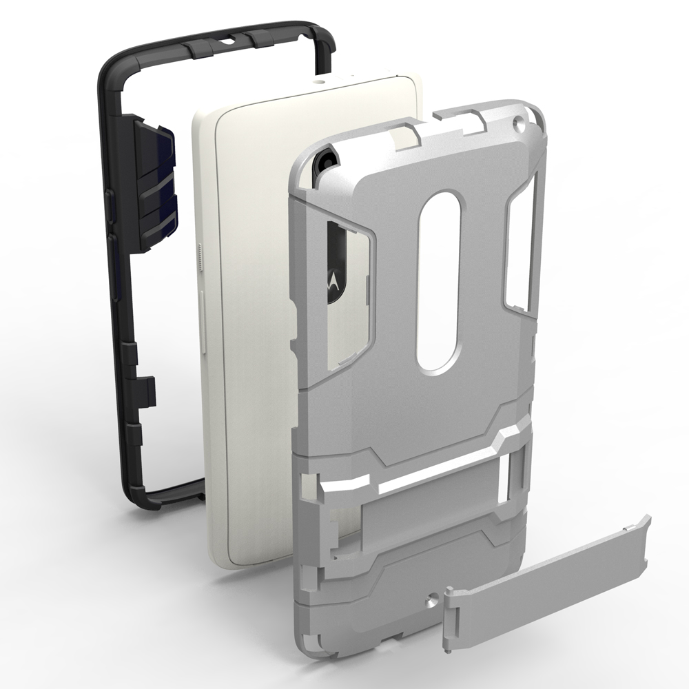 Capa Para For Moto X Play Cover Rubber Armor Hard Plastic Case For Motorola Moto X
