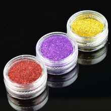 12 Color Mix UV Gel Glitter Dust Powder Nail Art Glitter