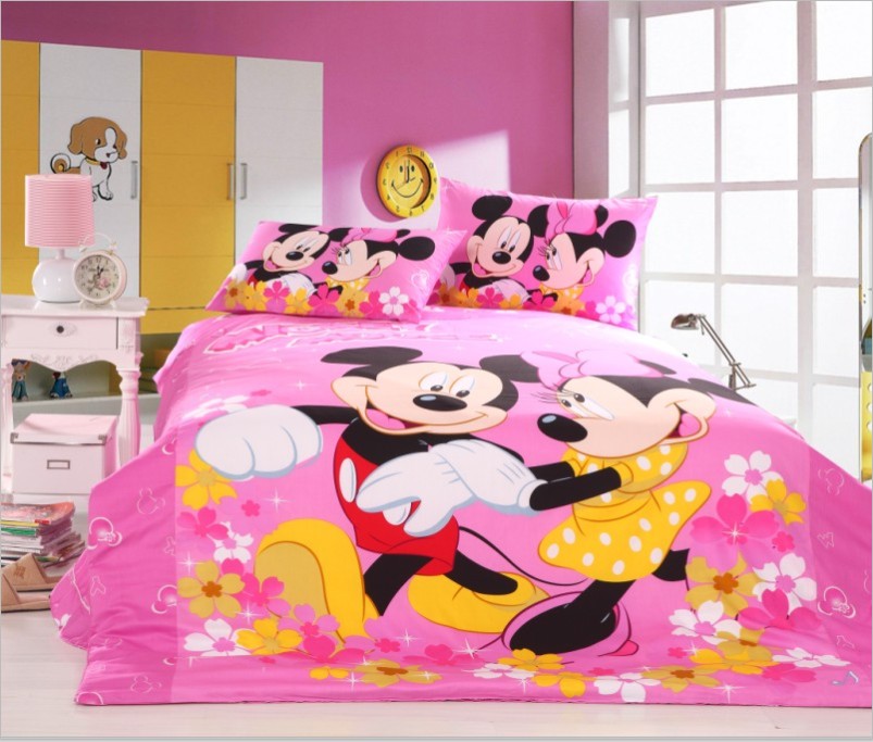 Hohe qualität groÃhandel mickey minnie maus bettwäsche aus ...