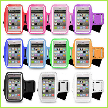 50pcs/l Armband Running Gym Sports Arm band Clear Protector Belt Soft  Bag Pounch cover case For iPhone 6 4.7 Inch