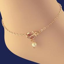 Hot Silver Gold Plated Anchor Anklets for Women Summer Sex Foot Accessories Bracelets Anklets Fashion Jewelry