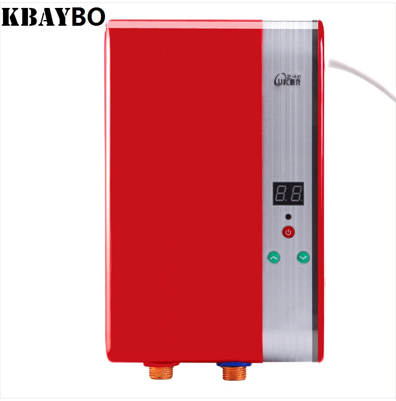 6000W Electric Shower Tankless Water Heater Instant Electric Instantaneous Water Heater Heating Instant Hot Water Heaters
