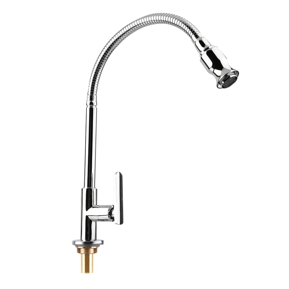 Hot 360 degree Rotation Bent Pull Out Bathroom Kitchen Faucet Swivel Spout Sink Tap Popular New