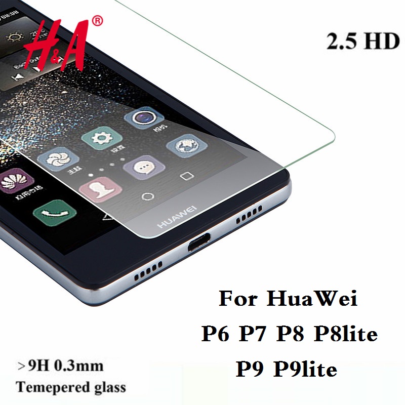 9 H 0.3 ММ Премиум Закаленное Стекло защитная пленка для Huawei Ascend P6 P7 P8 P9 Экран Протектор защитная пленка P8 P9 lite