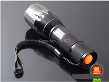 100 Authentic E17 2000 Lumens 5 Mode CREE XM L T6 LED Flashlight Zoomable Focus Torch