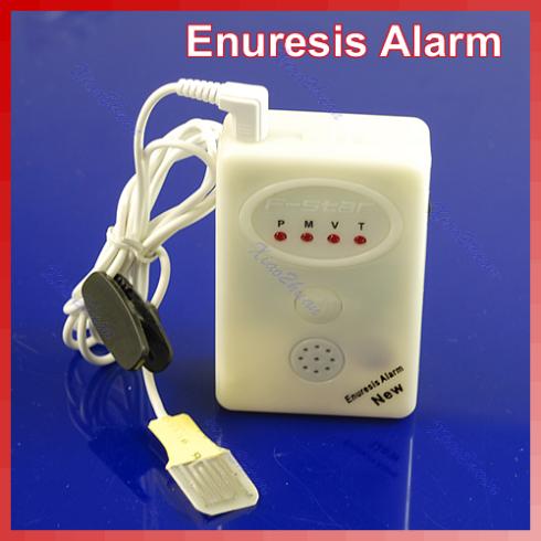 3 in 1 Adult Baby Bedwetting Enuresis Urine Bed Wetting Alarm +Sensor With ClampFree Shipping wholesale/retail