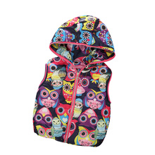 2016 Girl Vests Jacket Children’s Clothing Kids Waistcoat Children Waistcoats Casual Baby Child Girls Vest Kid Coats Hooded 3