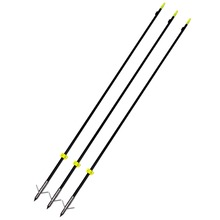 Brand New 3 Pcs pack Professional 88CM Long Bow Fishing Shooting Arrows 8mm Fiberglass Shaft Arrows