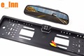 4 3 Mirror Rearview Monitor with Night Vision European Car License Plate Auto Rear View Backup