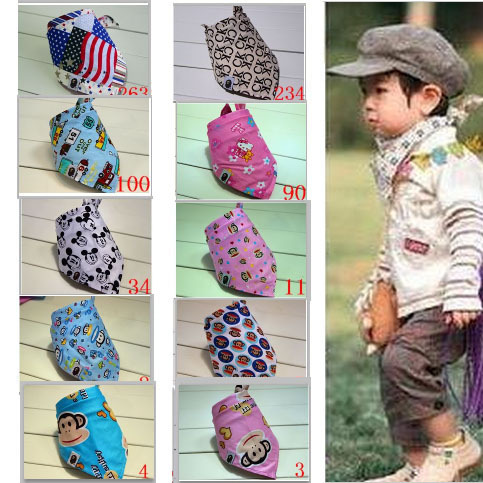 2015 New Baby Kid Toddler Bandana Baby Bibs Saliva Towel Dribble Triangle boy girls cotton Head