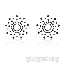 Body jewelry nipple ring Round simple silicone Adhesive nipple stickers Covers sexy breast protect boys free shipping