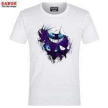 Gengar Out Of Your T Shirt Design 3D Effect Pokemon Go T-shirt Cool Novelty Funny Tshirt Style Men Women Printed Fashion Top Tee