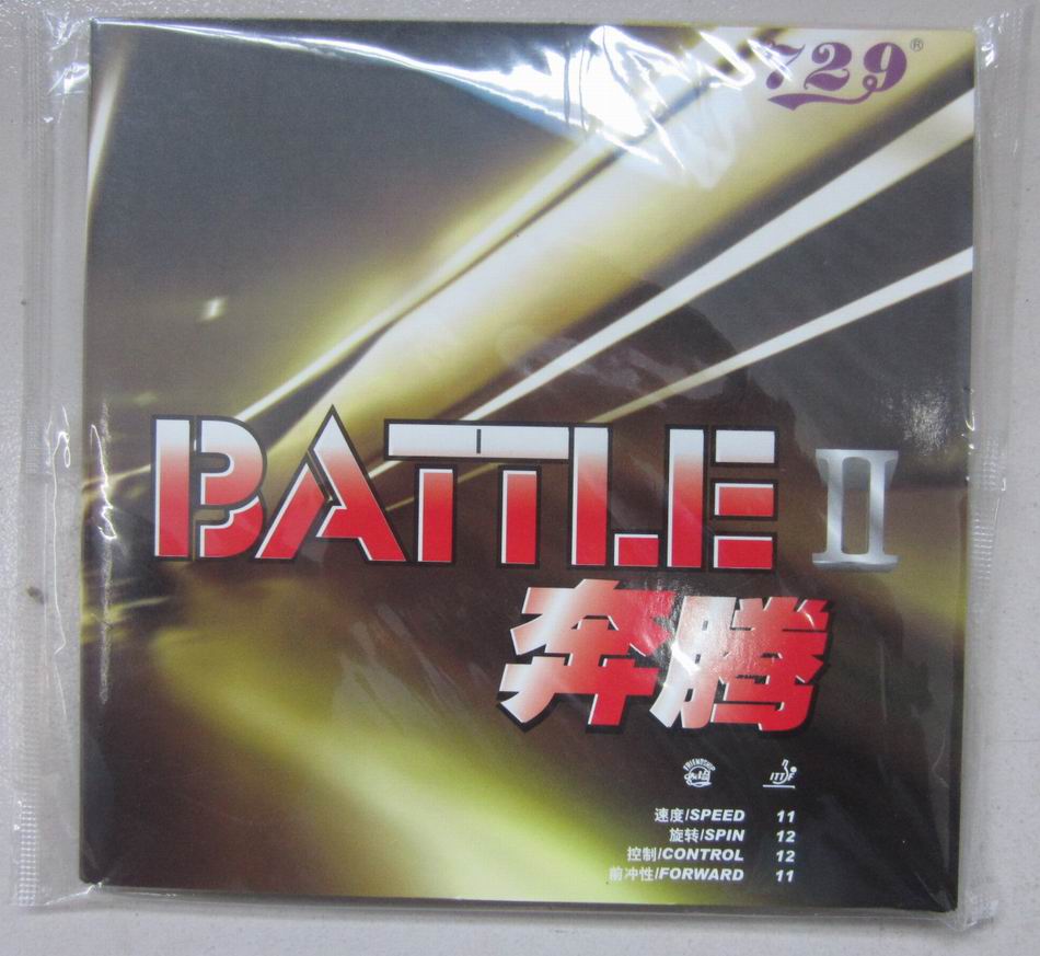 Original 729 BATTLE 2 table tennis rubber fast attack loop for table tennis rackets ping pong rubber racquet sports