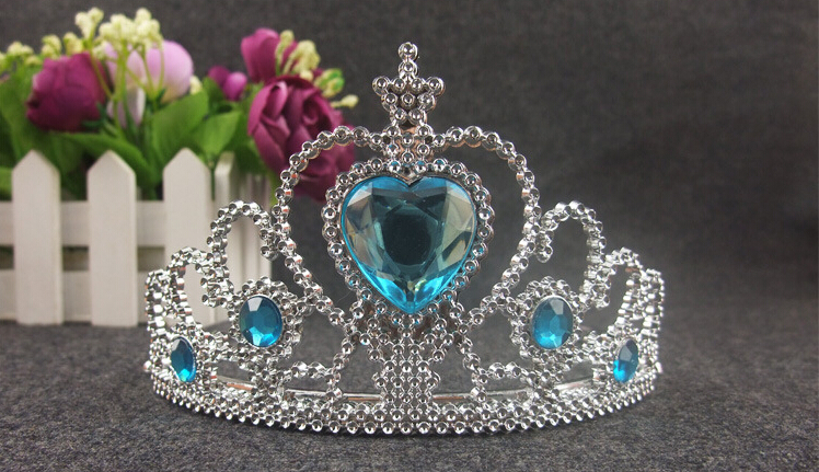 2015 retail new headband for 3 8Y kids anna elsa princess crown party accessories