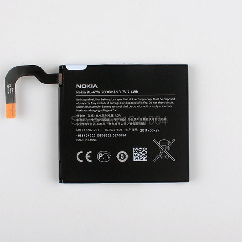 100 Original Replacement Battery For Nokia BL 4YW BL4YW Lumia 925 925T 2000mAh