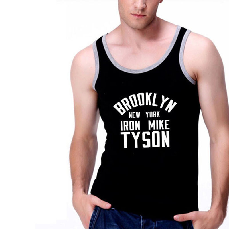 Cool miketyson Manny Pacquiao MP Double headed eagle Mens Tank Tops Mike Tyson Fashion Sleeveless Shirts