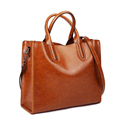 luxury handbags women bags designer High Oil Waxing vintage Casual Tote Bag for Ladies Shoulder Bag