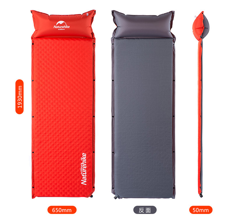 NH19Q006-D Automatic air cushion Outdoor single camping mat Moisture-proof pad thickening widened sleeping pad NH19Q006-D Automatic air cushion Outdoor single camping mat Moisture-proof pad thickening widened sleeping pad