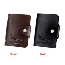 New fashional hot sale Vintage Men’s Kangaroo PU Leather casual Wallet Paper Money Billfold Clip Card fashional HQ BB0837