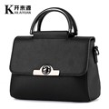 100 Genuine leather Women handbag 2016 New Sweet lady fashion handbag Crossbody Shoulder messenger Handbag